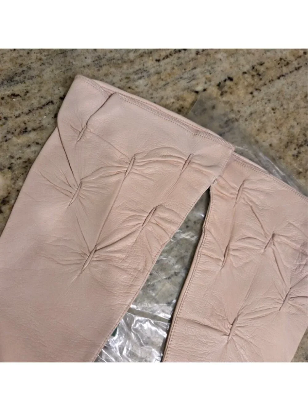 New! Vtg Women Size XS S 6.5 Pink Kid Leather Formal 16